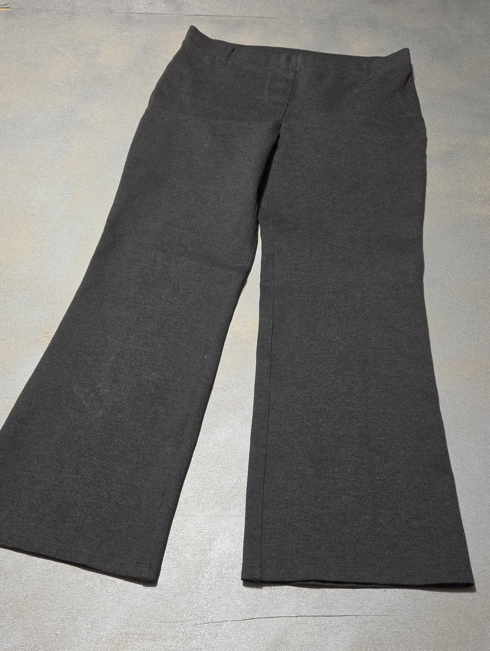 Quince Black Wide-Leg Knit Pants